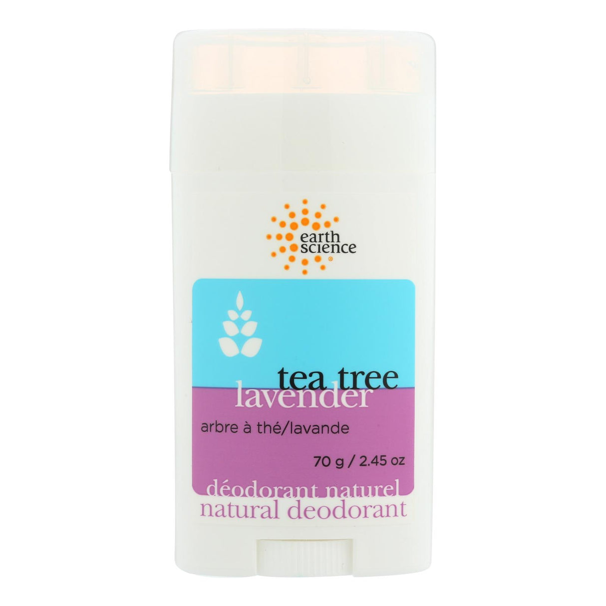 Earth Science Lavender Tea Tree Deodorant - 2.5 Oz - Cozy Farm
