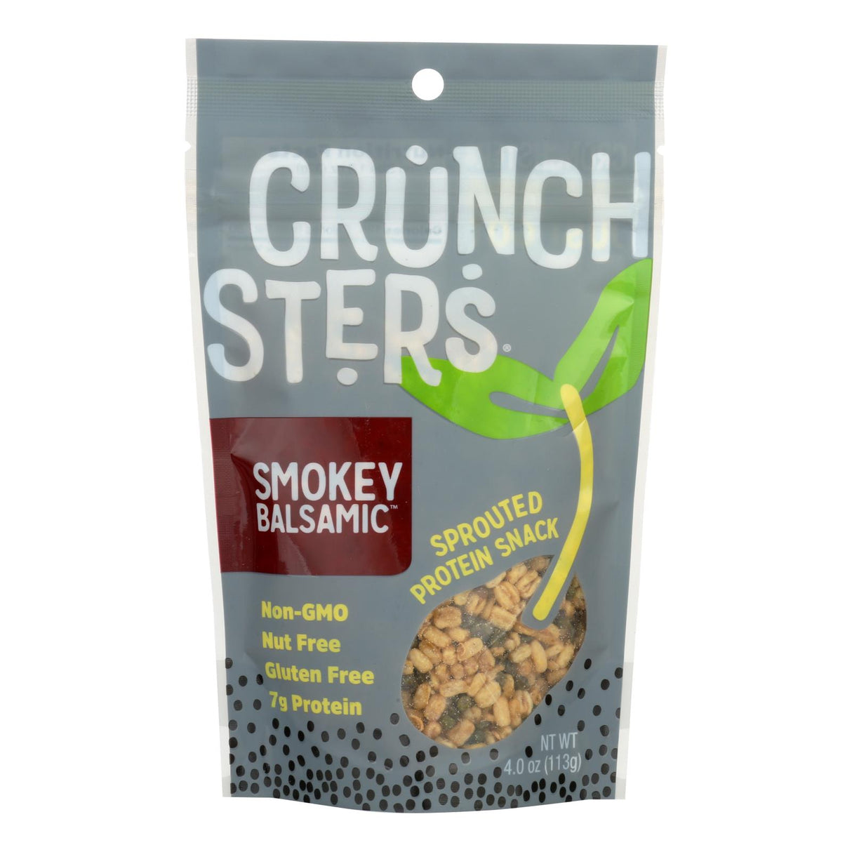 Crunchsters Protein Snack - Smokey Balsamic Sprouted (4 Oz., 6-Pack) - Cozy Farm