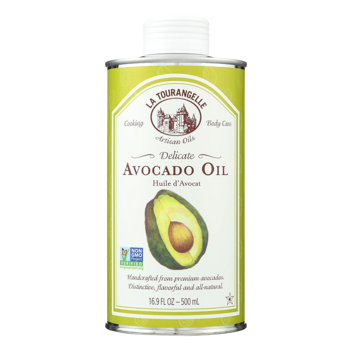 La Tourangelle Cold-Pressed Unrefined Avocado Oil, 16.9 Fl Oz (Pack of 6) - Cozy Farm