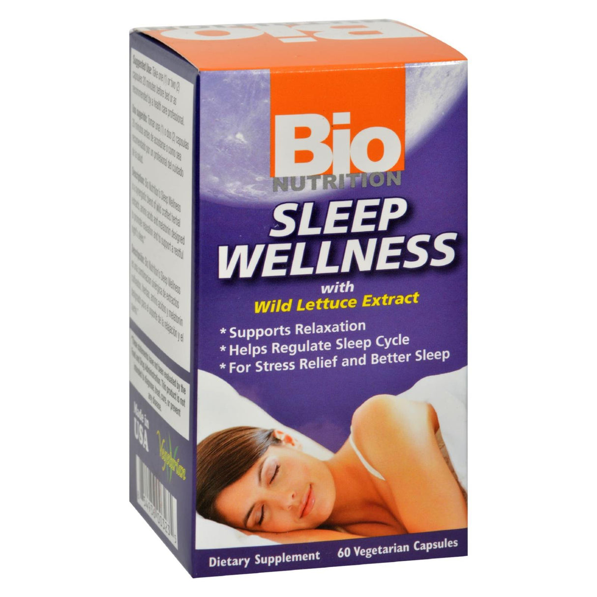 Bio Nutrition Sleep Wellness Support Supplement (60 Capsules) - Cozy Farm