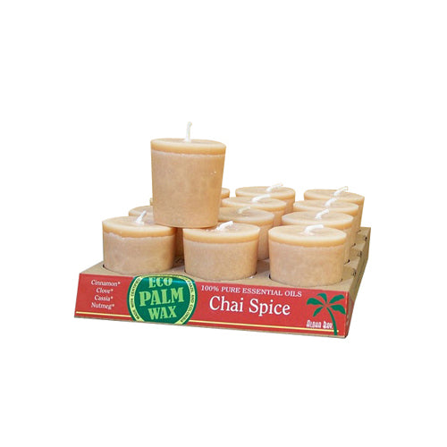 Aloha Bay Chai Spice Votive Candles (12-Pack) - Cozy Farm