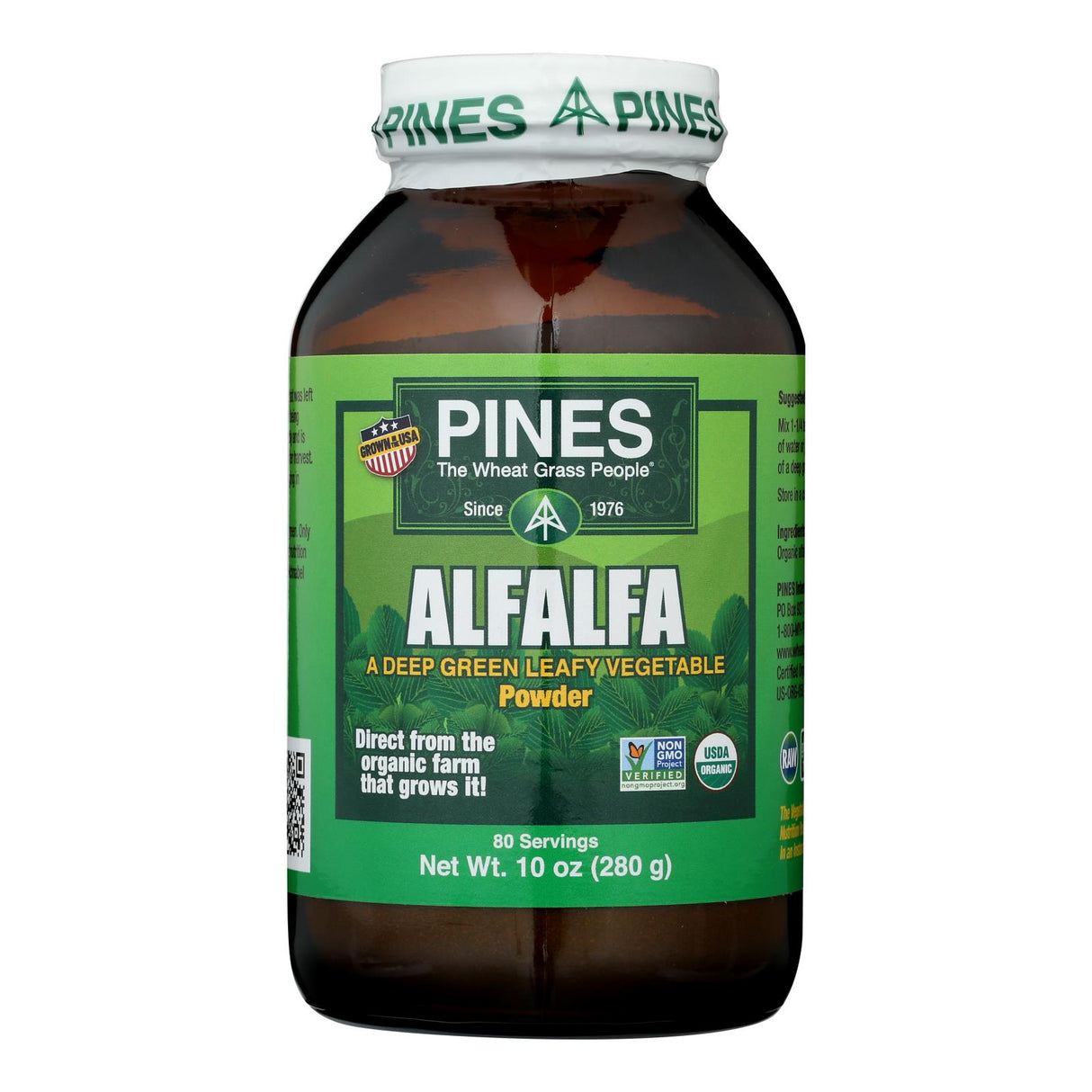 Pines International Premium Organic Alfalfa Powder - Cozy Farm