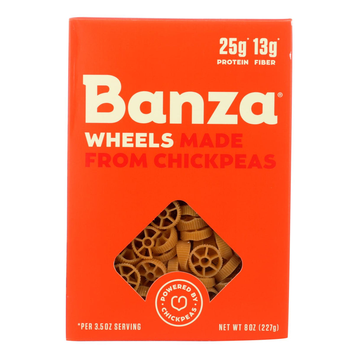 Banza Wheels Chickpea Pasta, 8 Oz Pack of 6 - Cozy Farm