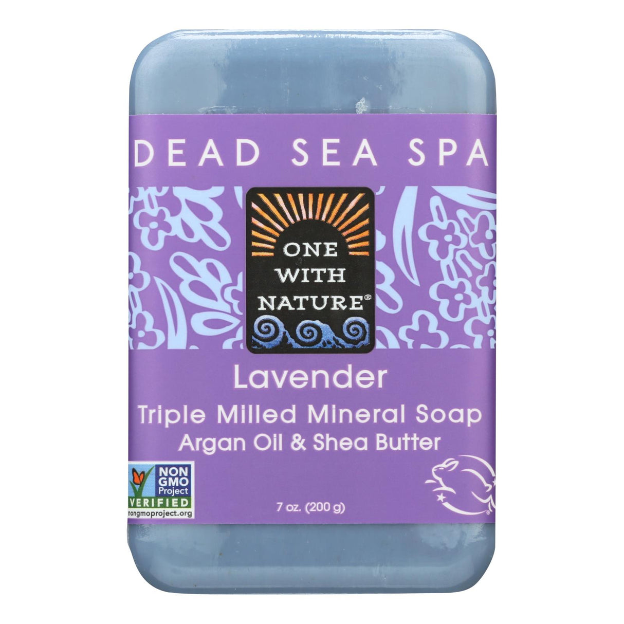 One With Nature Lavender Dead Sea Mineral Soap - 7 Oz. - Cozy Farm