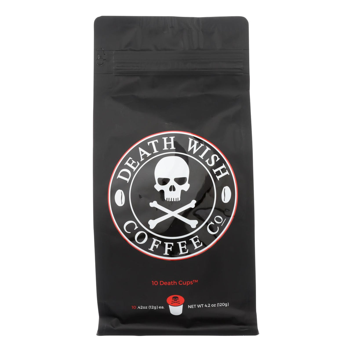 Death Wish Coffee - Strongest Single Serve Cups (Pack of 6-10 Ct.) - Cozy Farm