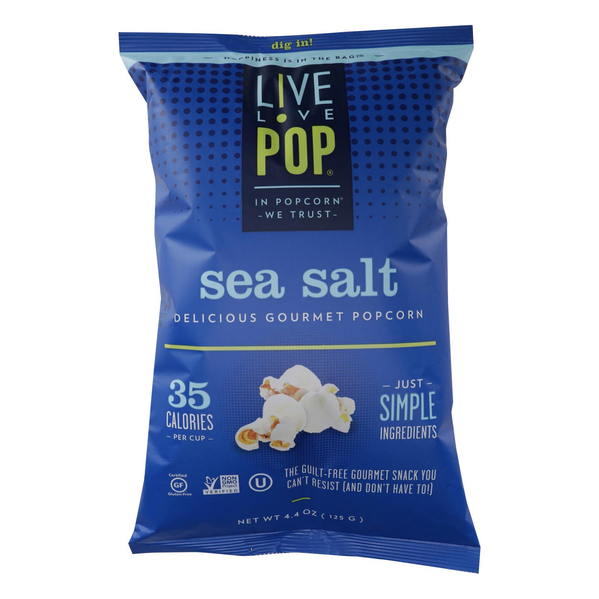 Live Love Pop Gourmet Popcorn, 12 Pack of 4.4oz Bags - Cozy Farm