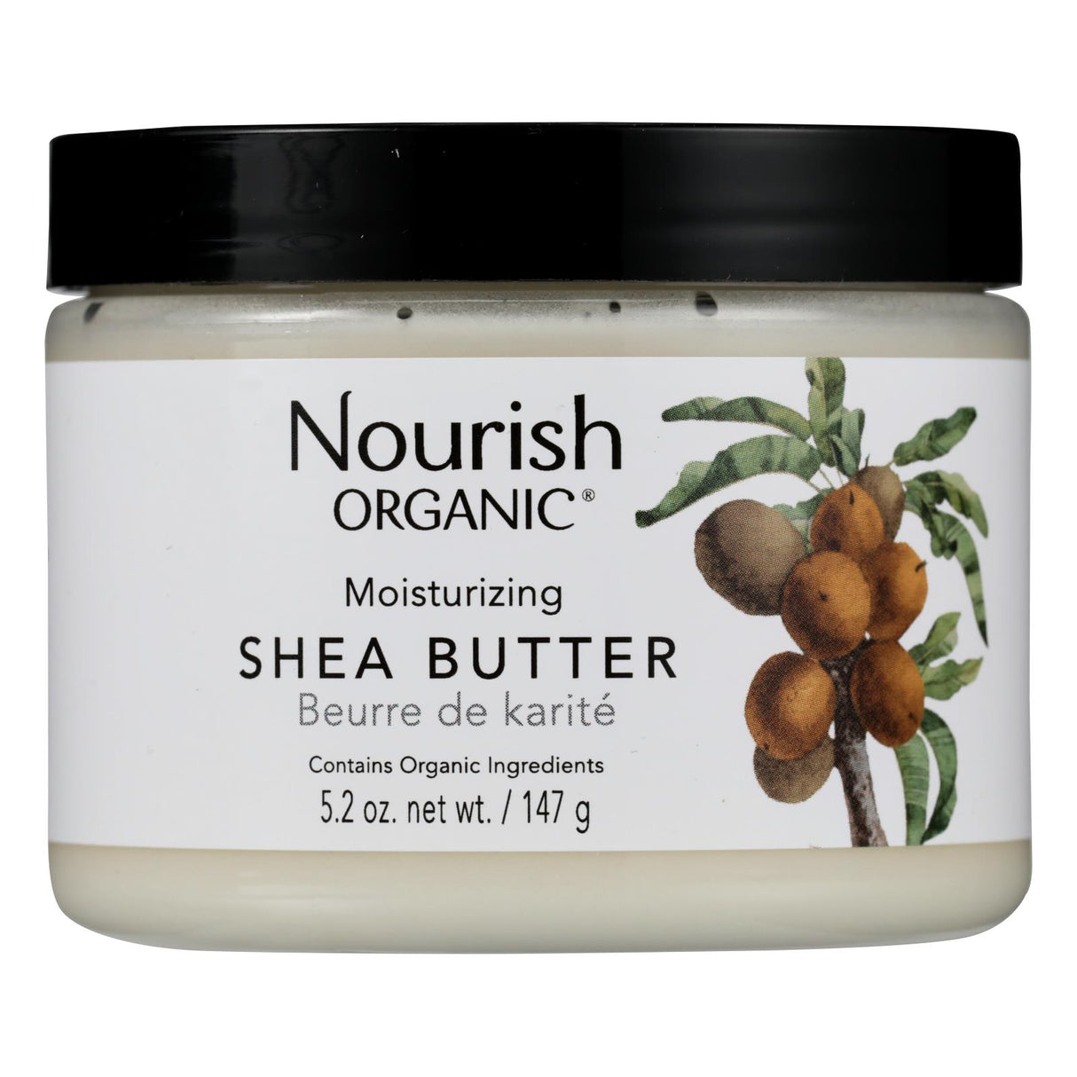 Nourish Organic Raw Shea Butter Intensive Moisturizer (5.5 Oz. Pack) - Cozy Farm