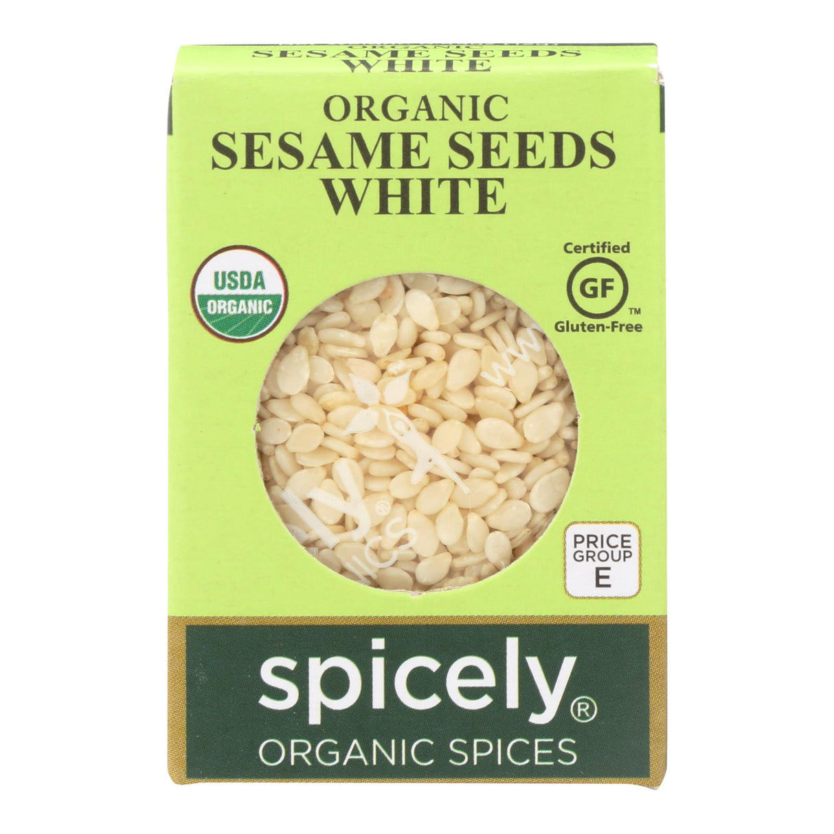 Spicely Organics Organic White Sesame Seeds (0.45 Oz., Pack of 6) - Cozy Farm