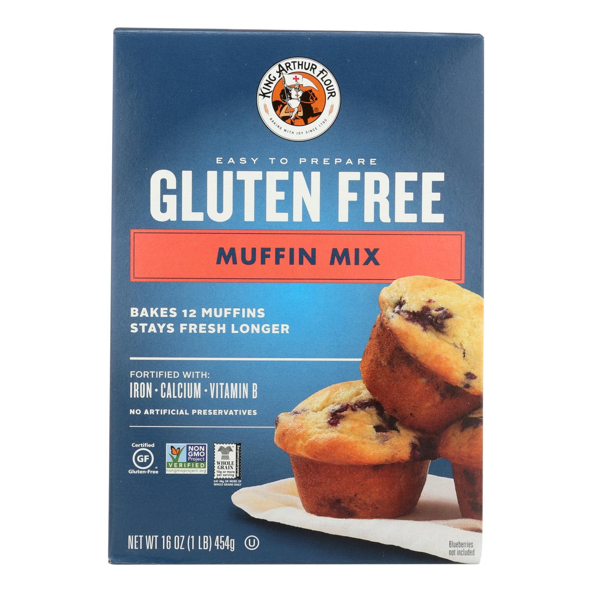 King Arthur Muffin Mix, Classic, 6 Box - 16 oz - Cozy Farm