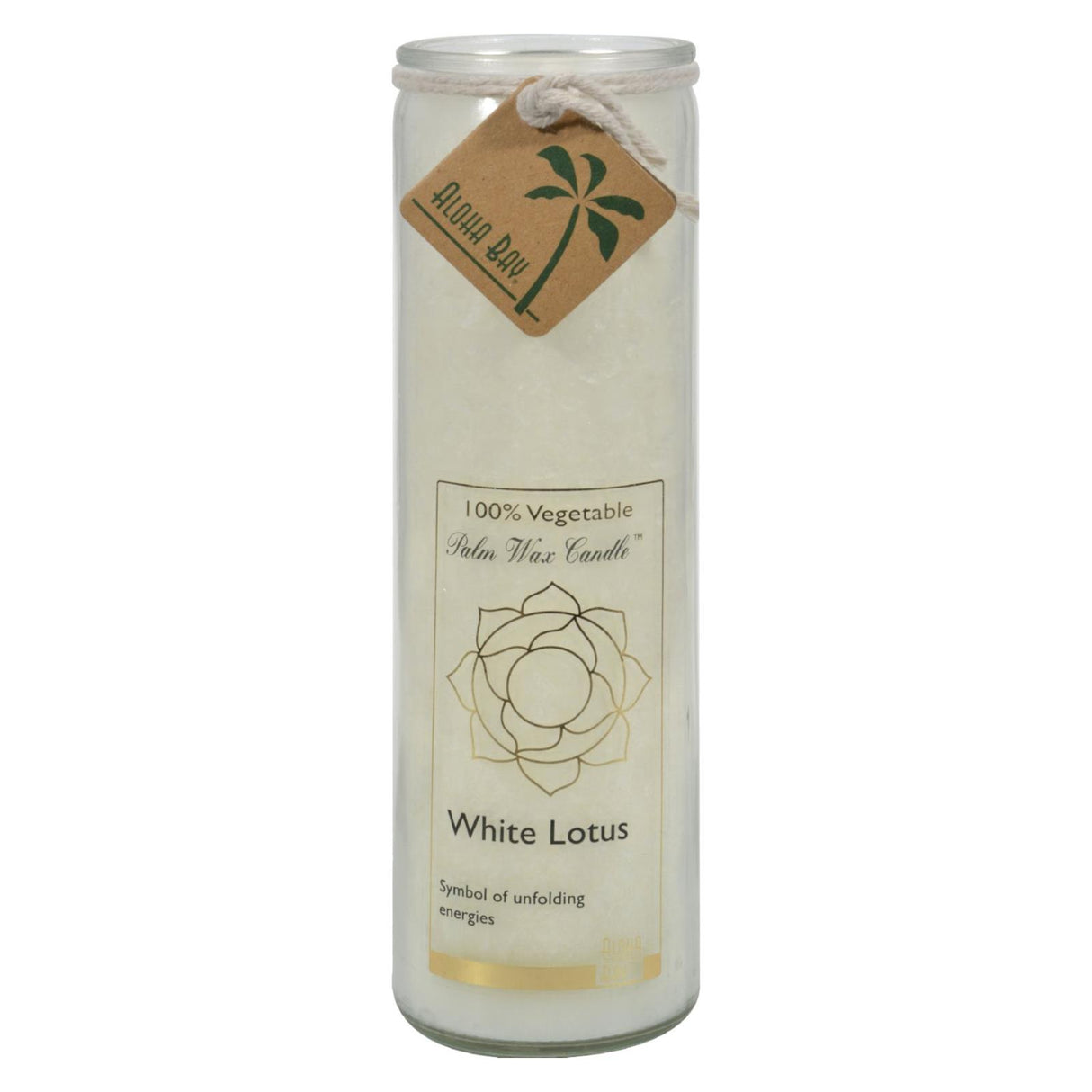 Aloha Bay White Lotus Chakra Jar Candle - 11 Oz - Cozy Farm