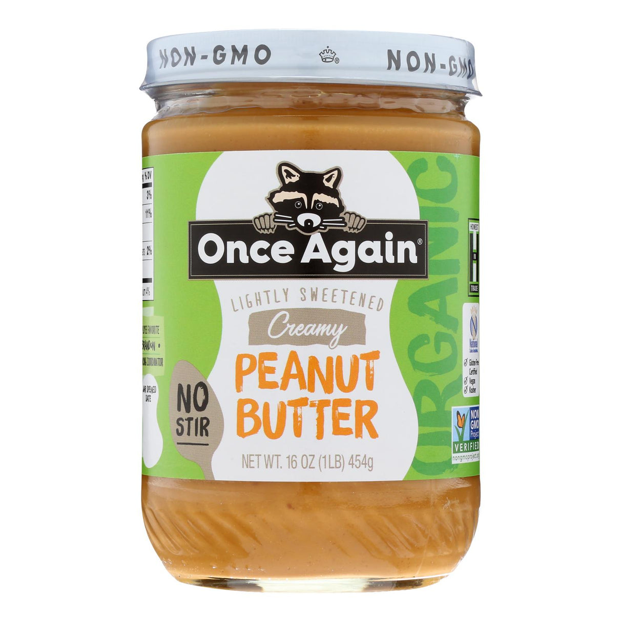 Once Again Smooth Peanut Butter, 16 oz Pack of 6 - Cozy Farm