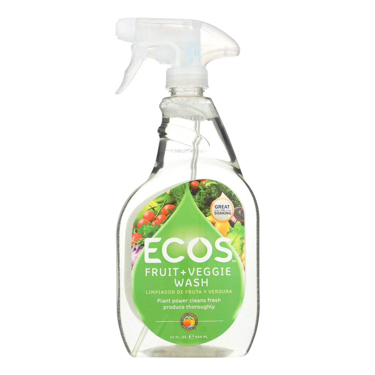 Earth-Friendly Fruit & Vegetable Wash: Safely Clean Produce (Pack of 6 - 22 Fl Oz.) - Cozy Farm