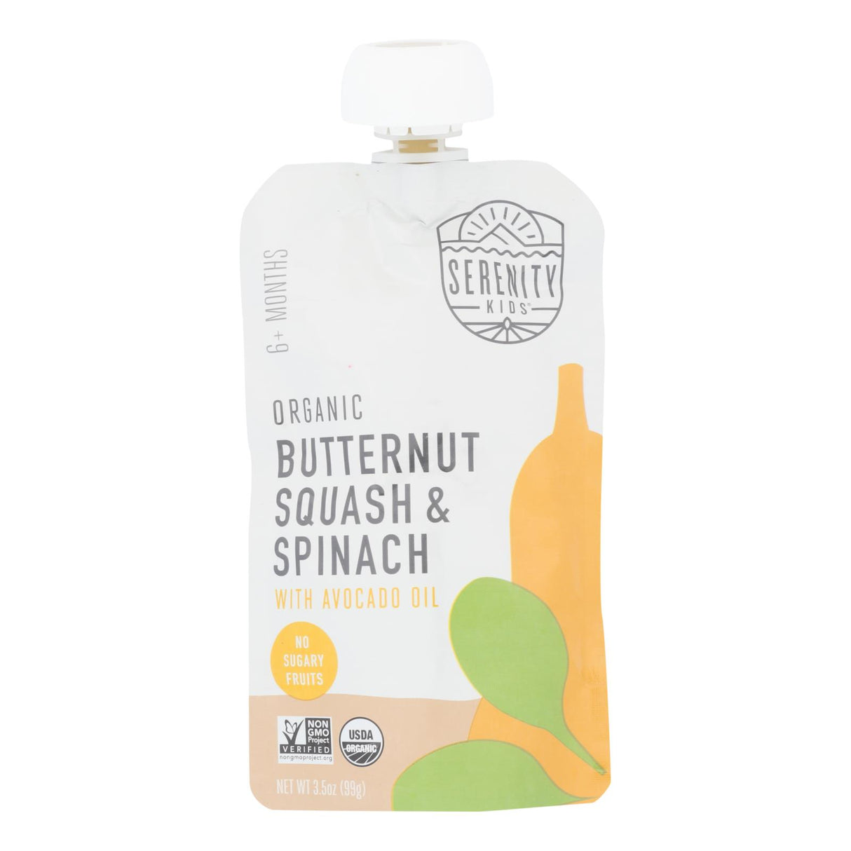 Burtons Serenity Kids Banana Blueberry & Corn Smoothie (Pack of 6) - 3.5 Oz - Cozy Farm