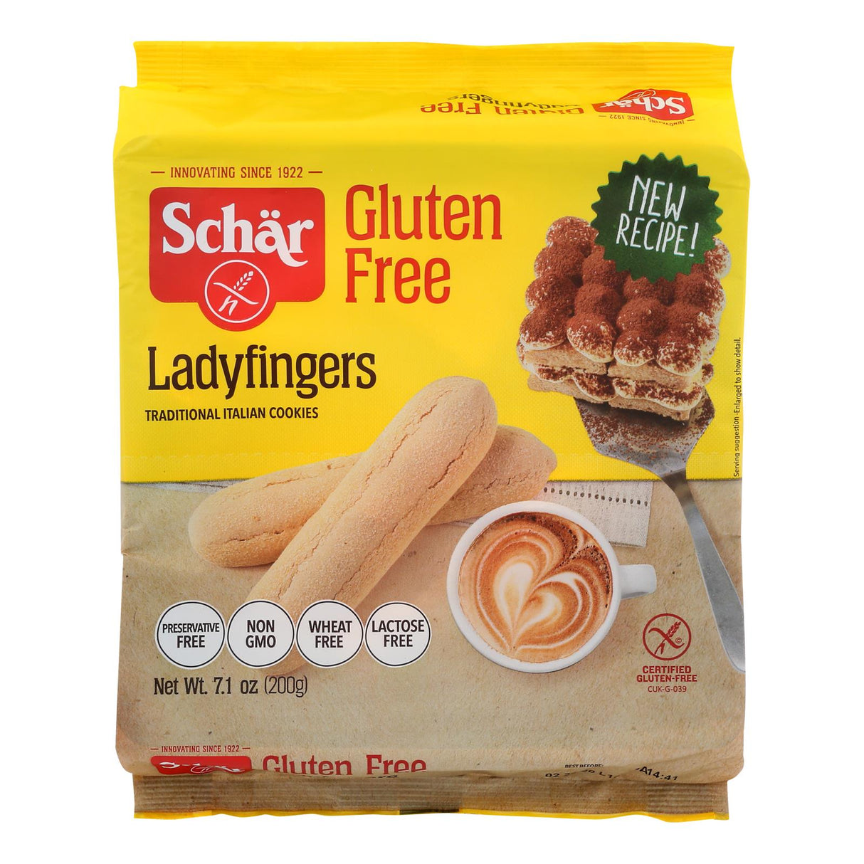 Schar Gluten-Free Ladyfingers: Indulge in 7.1 Oz of Pure Delight (Pack of 6) - Cozy Farm