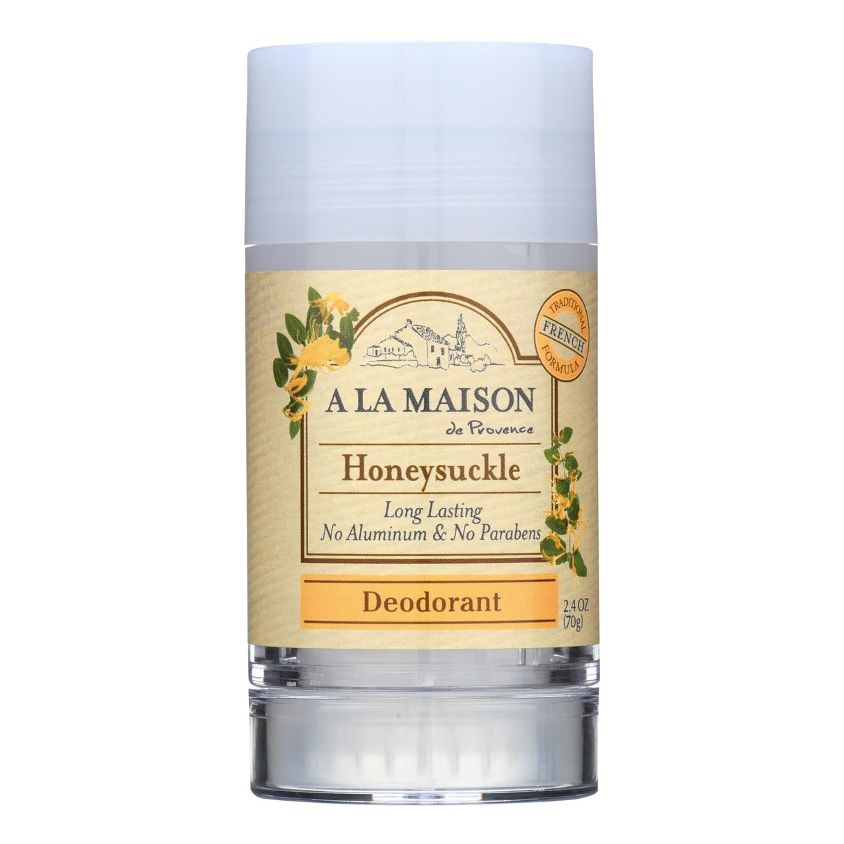 A La Maison Honeysuckle Deodorant (2.4 Oz.) - Cozy Farm
