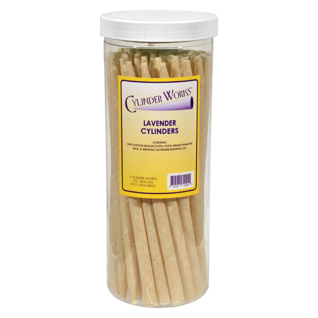 Cylinder Works Lavender-Scented Candles, 50 Count - Cozy Farm 