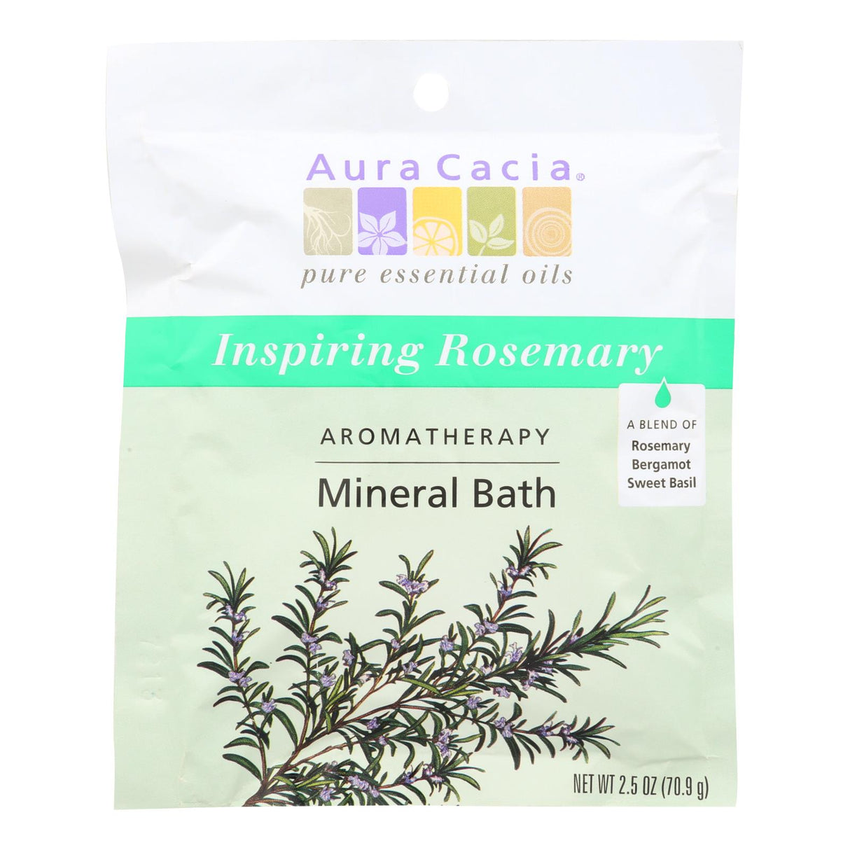 Aura Cacia Aromatherapy Mineral Bath Inspiration - 2.5 Oz (Pack of 6) - Cozy Farm