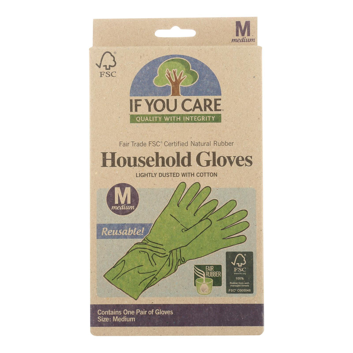 If You Care Household Gloves, Medium (12 Pack) - Cozy Farm