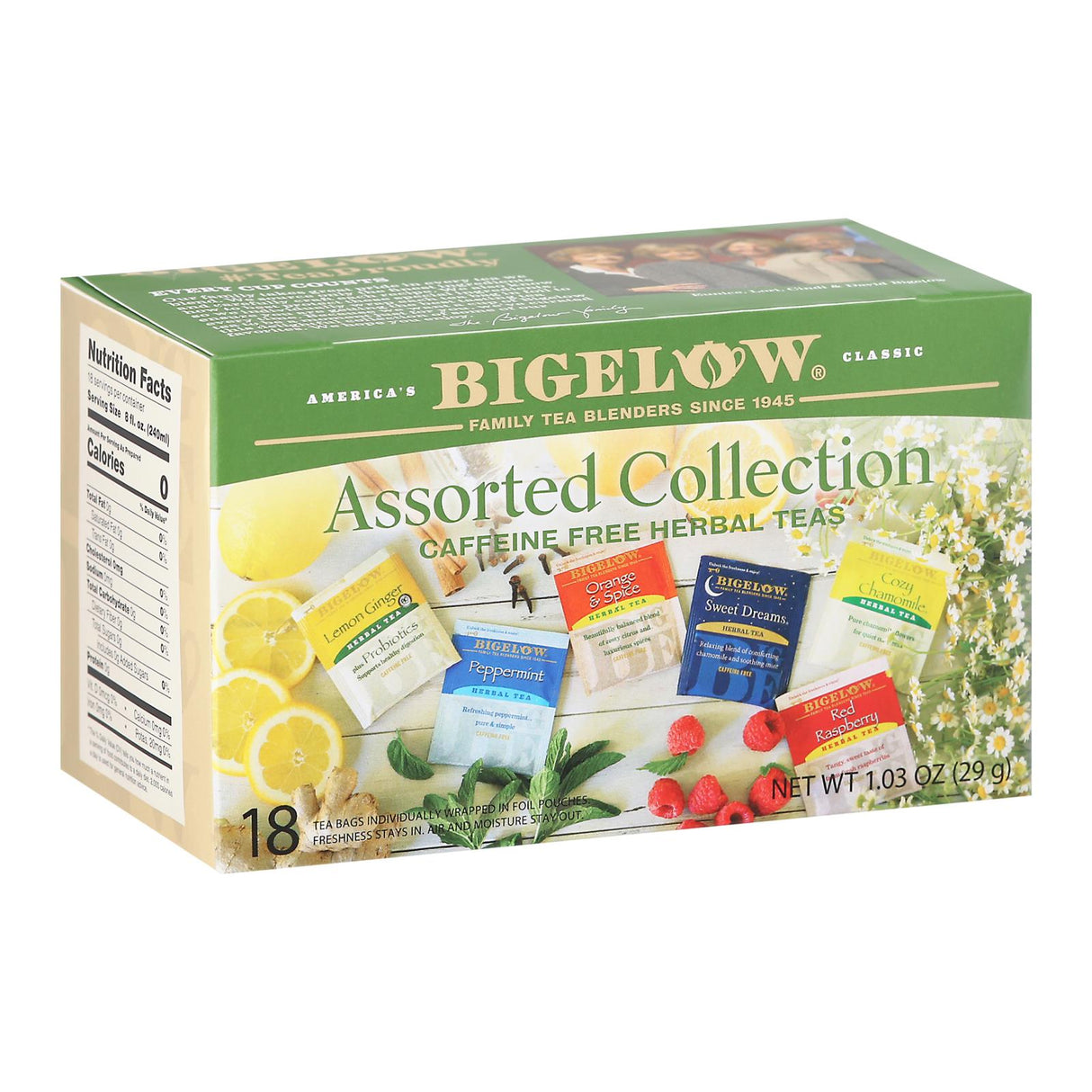 Bigelow Assorted Herb Tea Variety Pack (18 Count) - Cozy Farm