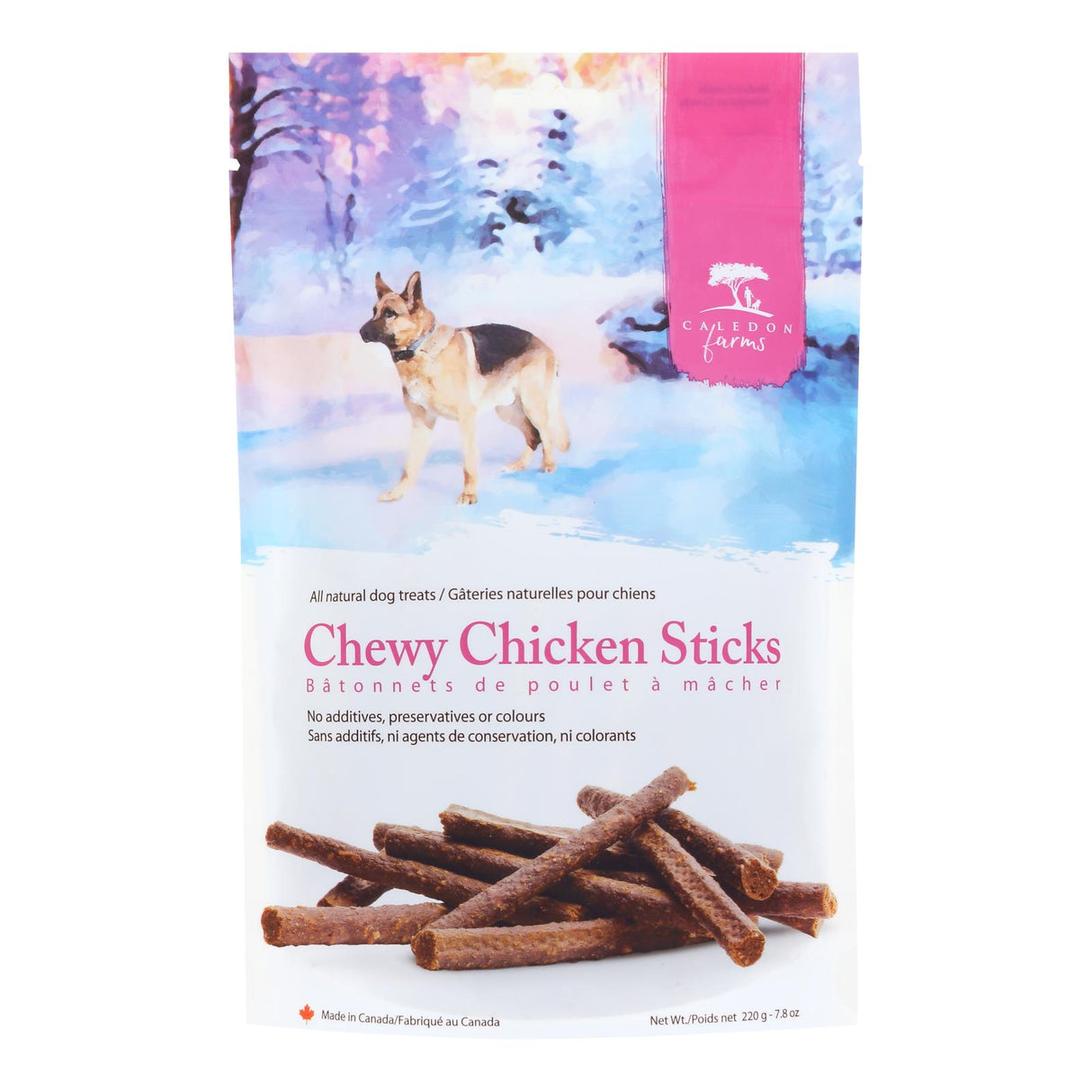 Caledon Farms Chewy Chicken Sticks for Dogs (Pack of 4 - 7.8 Oz. Each) - Cozy Farm