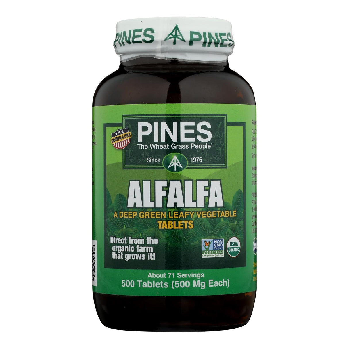 Pines International Organic Alfalfa Tablets - Pack of 500 - Cozy Farm