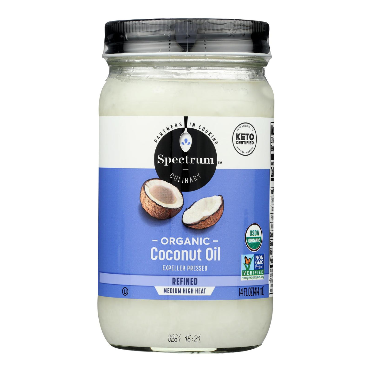 Spectrum Naturals Organic Refined Coconut Oil (12-pack, 14 Fl Oz each) - Cozy Farm