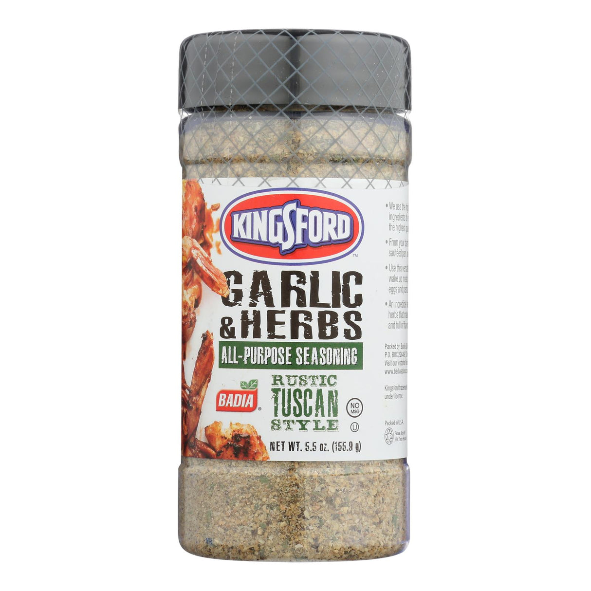 Badia All-Purpose Seasoning Garlic & Herbs (Case of 6 - 5.5 Oz) - Cozy Farm