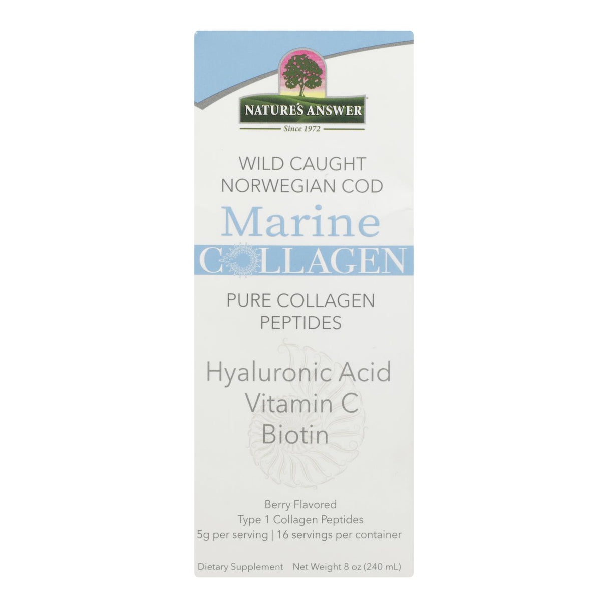 Nature's Answer Collagen Marine, 8 Oz. - Cozy Farm