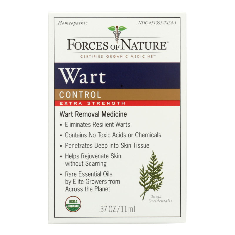 Forces Of Nature Organic Wart Control - Extra Strength - 11 ML - Cozy Farm 