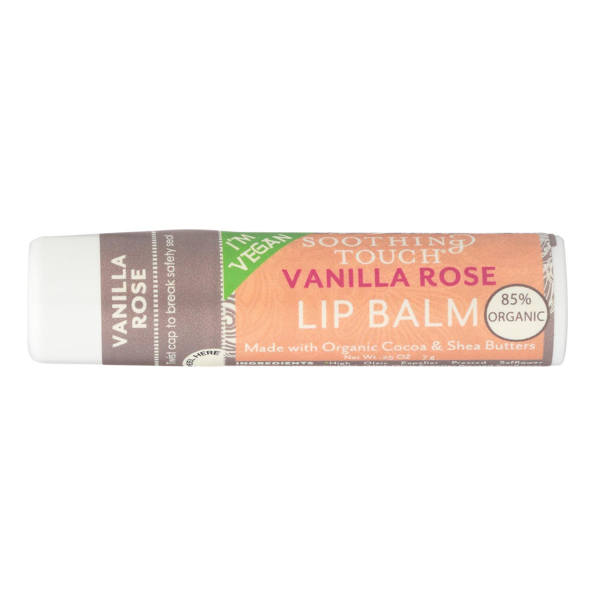 Soothing Touch Vanilla Rose Lip Balm Duo: Nourishing Moisture for Ultra-Soft Lips - Cozy Farm