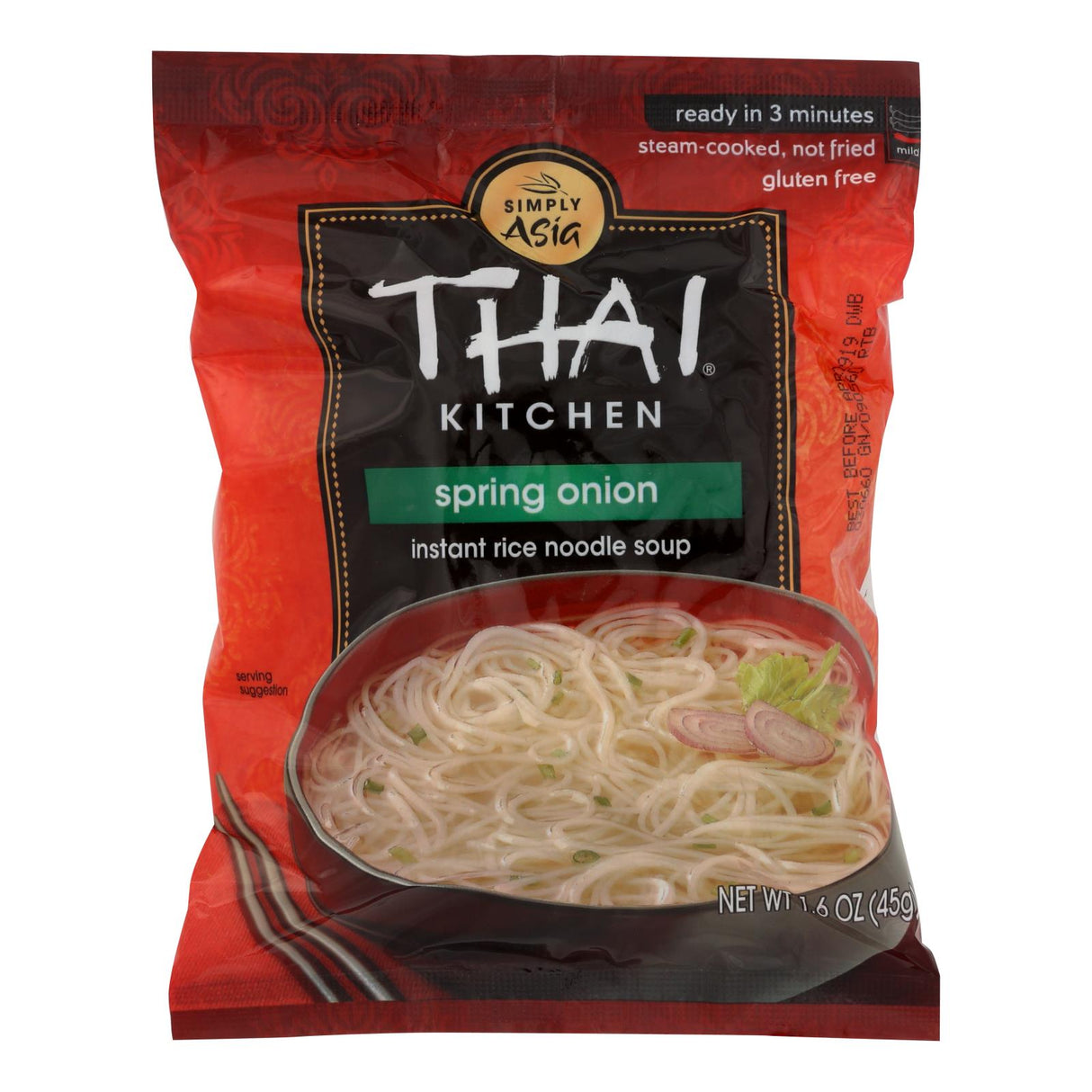 Thai Kitchen Instant Rice Noodle Soup Spring Onion Flavor 1.6 Oz (Pack of 6) - Cozy Farm