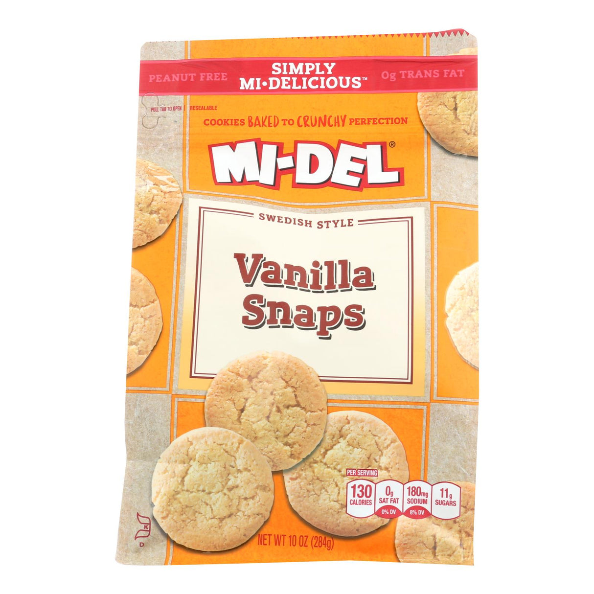 Midel Vanilla Snaps, 10 Oz., 8 Pack - Cozy Farm