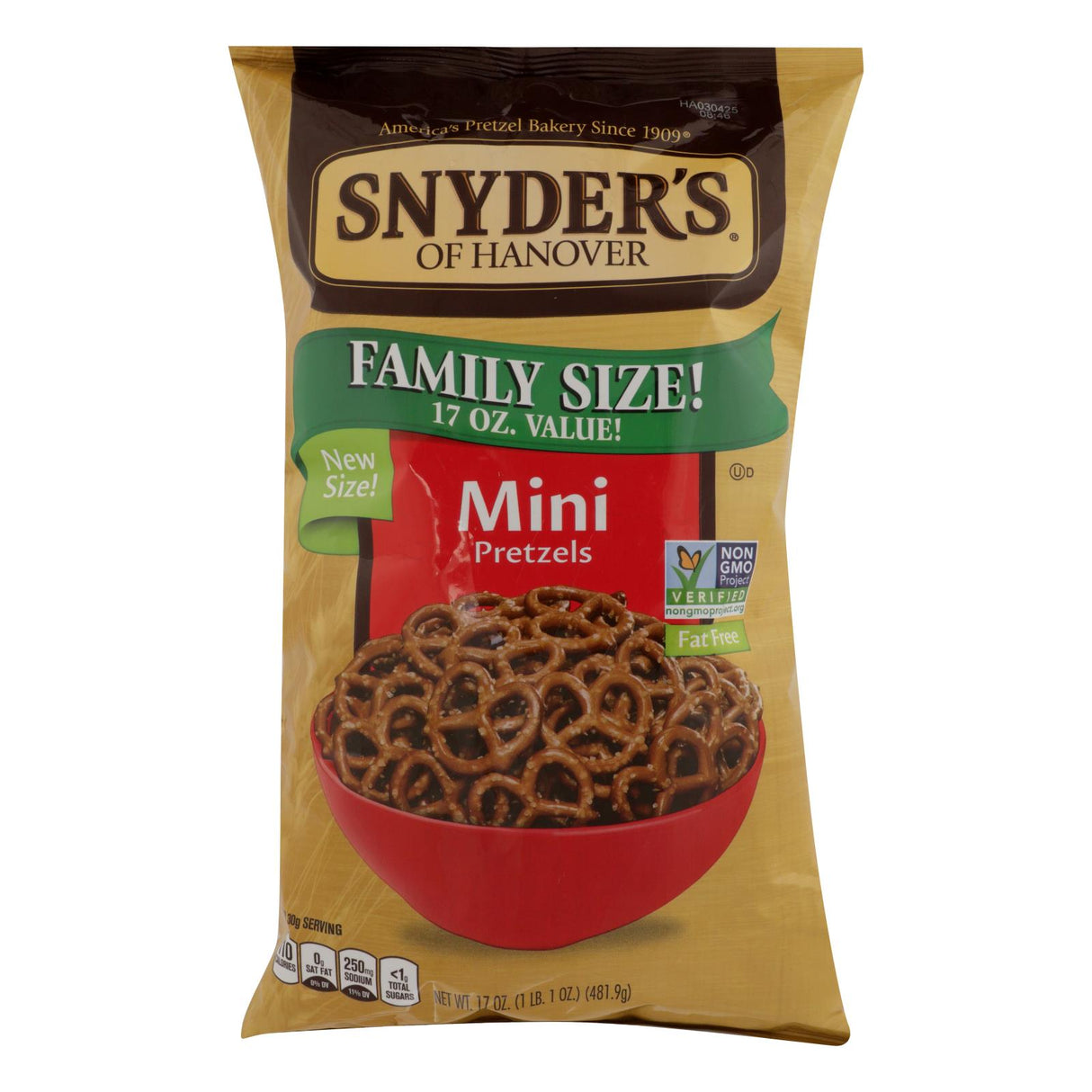 Snyder's Pretzels Bite Size Honey Mustard & Onion (Pack of 6) - 17 Oz. - Cozy Farm