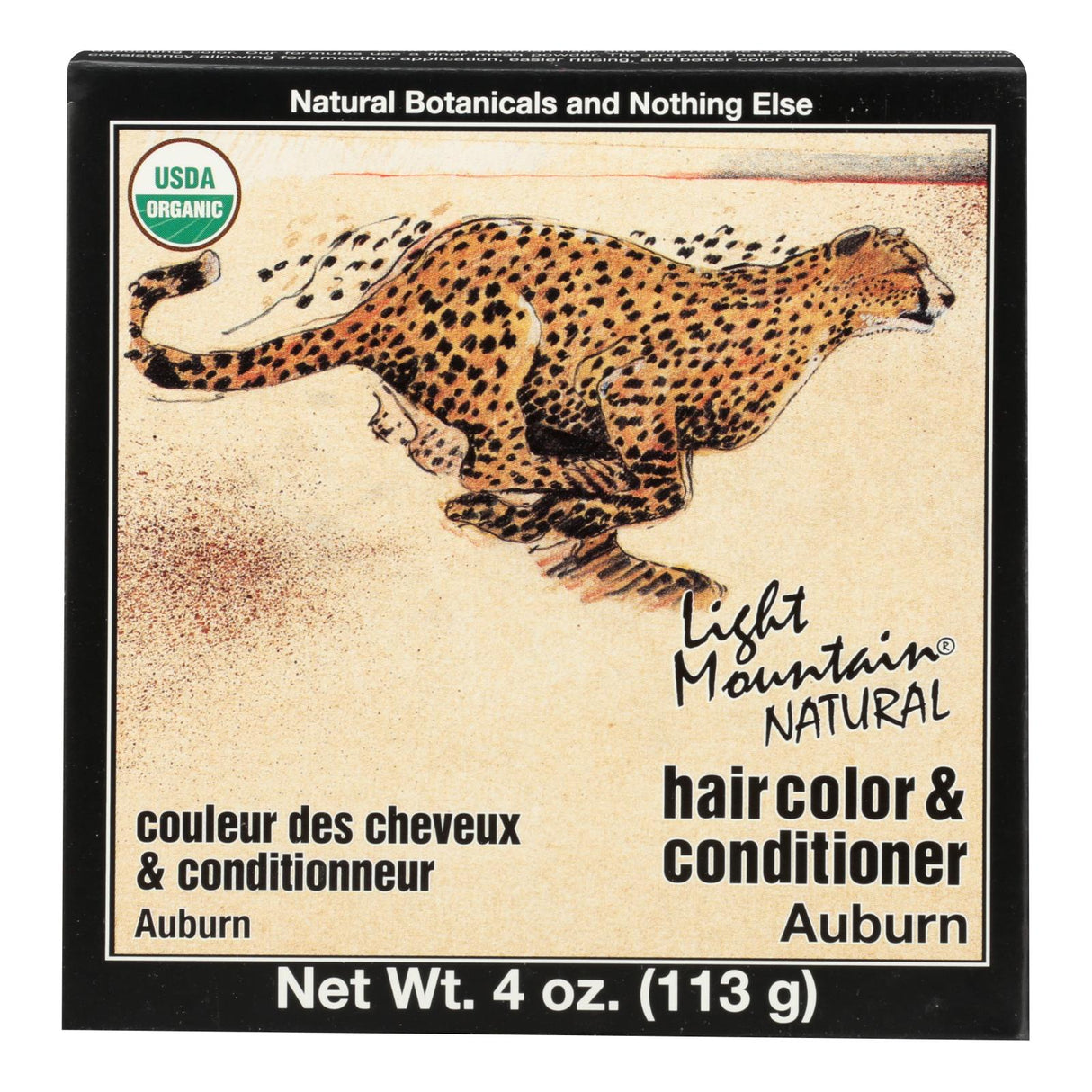 Light Mountain Organic Auburn Hair Color and Conditioner, 4 oz - Cozy Farm