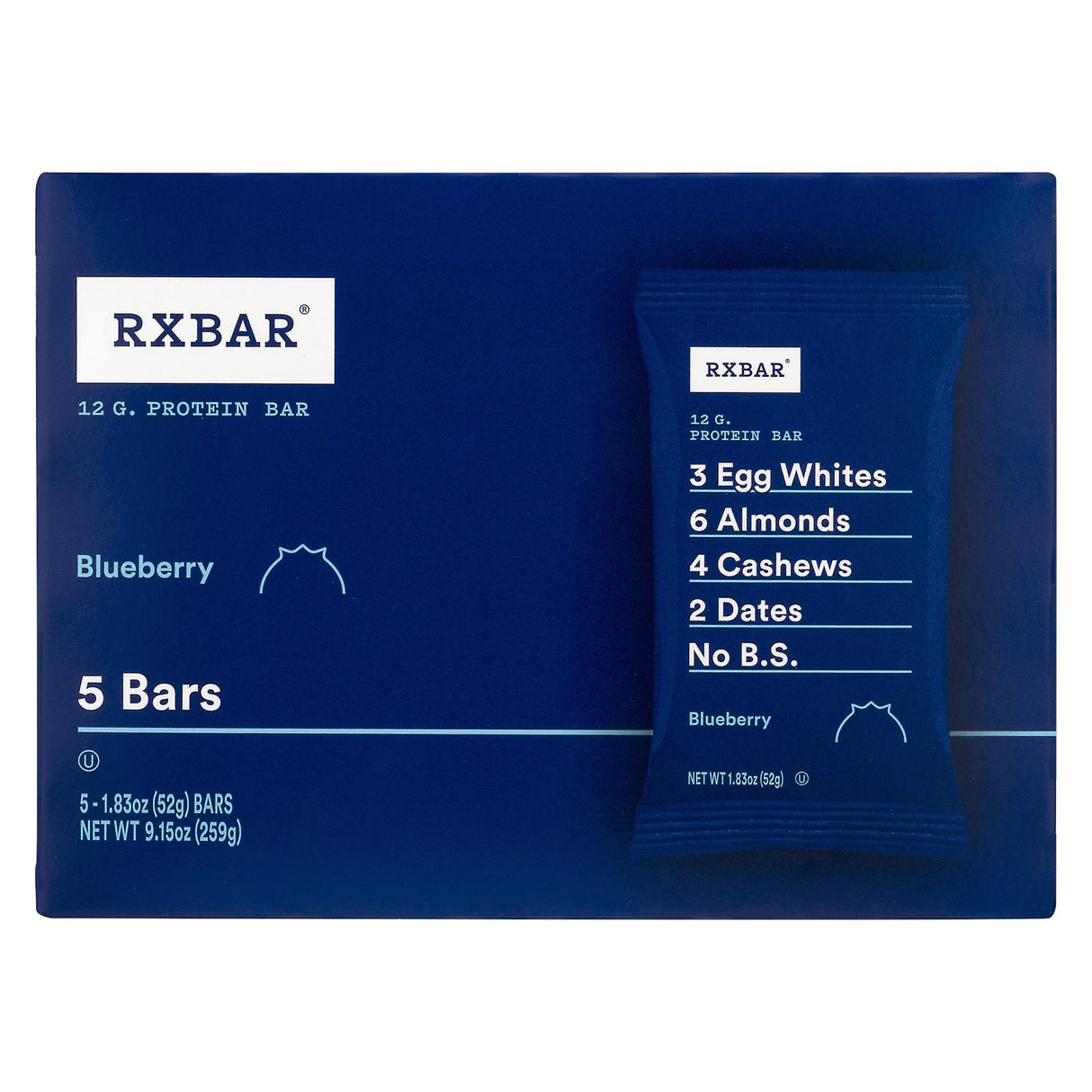 RXBAR Blueberry Protein Bar (5/1.83oz) - Cozy Farm