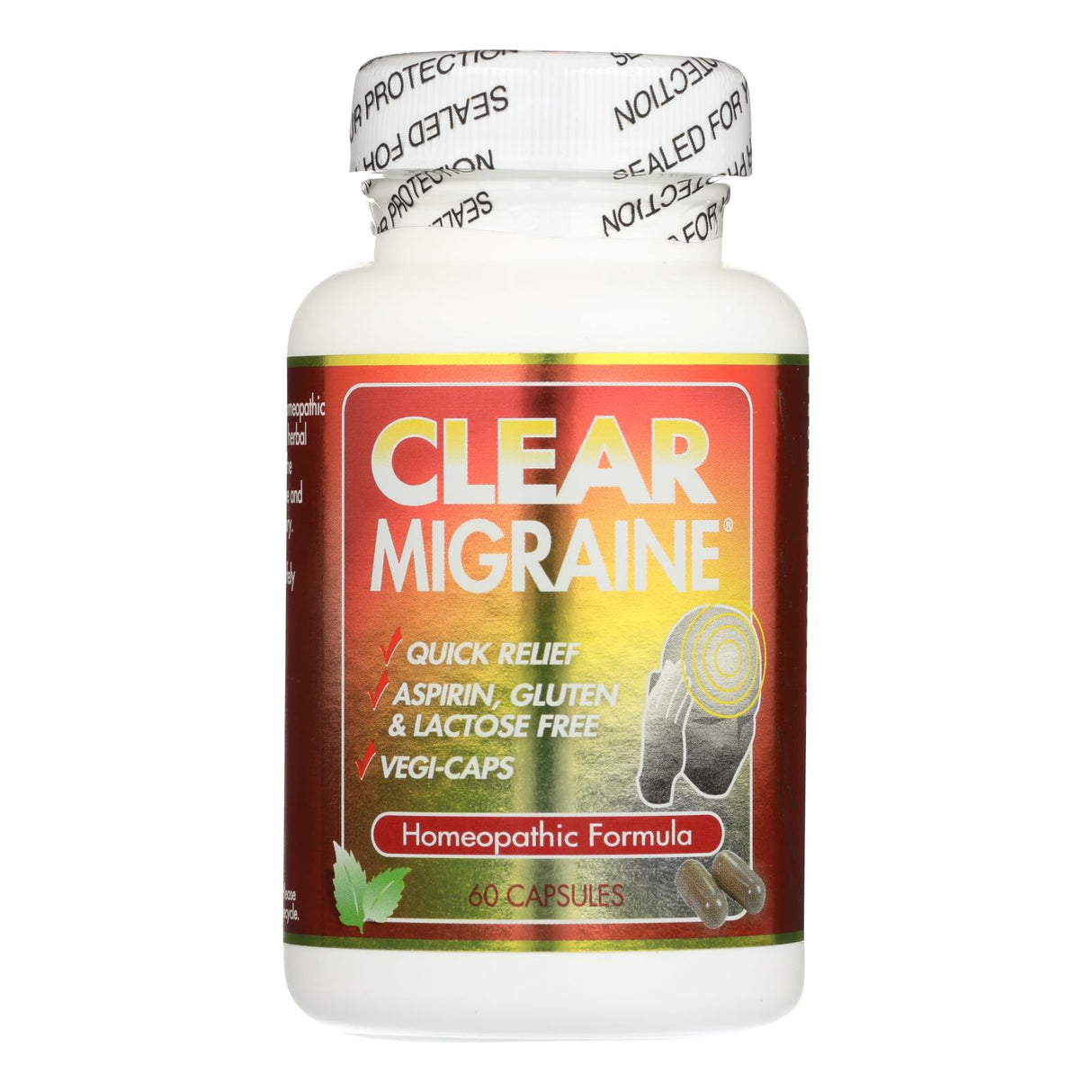 Clear Products Clear Migraine Relief - 60 Capsules - Cozy Farm