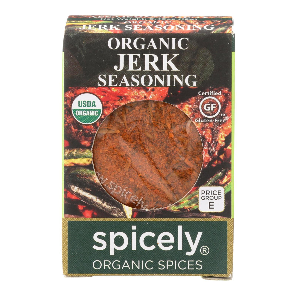 Spicely Organics Organic Jamaican Jerk Seasoning (Pack of 6 - 0.45 Oz.) - Cozy Farm