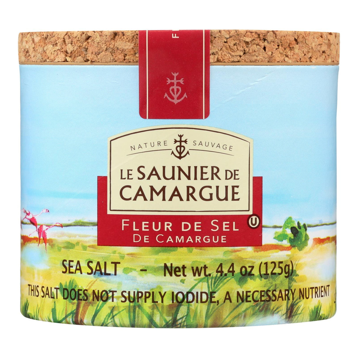 Le Saunier De Camargue French Sea Salt - Fleur de Sel (Pack of 6, 125 Gram) - Cozy Farm