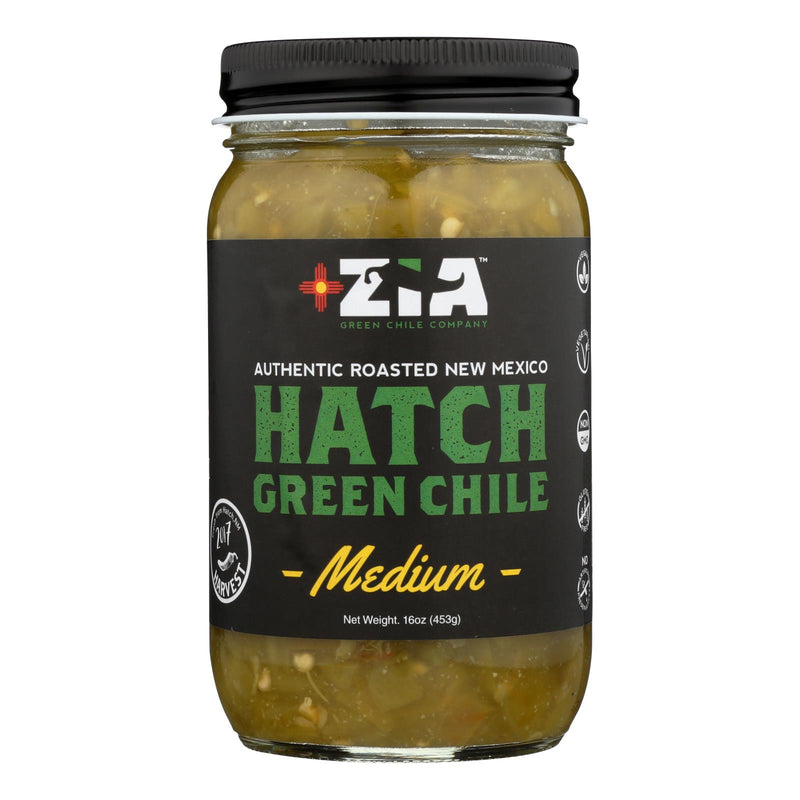 Zia Hatch Green Chile Medium (Pack of 6 - 16 oz.) - Cozy Farm 