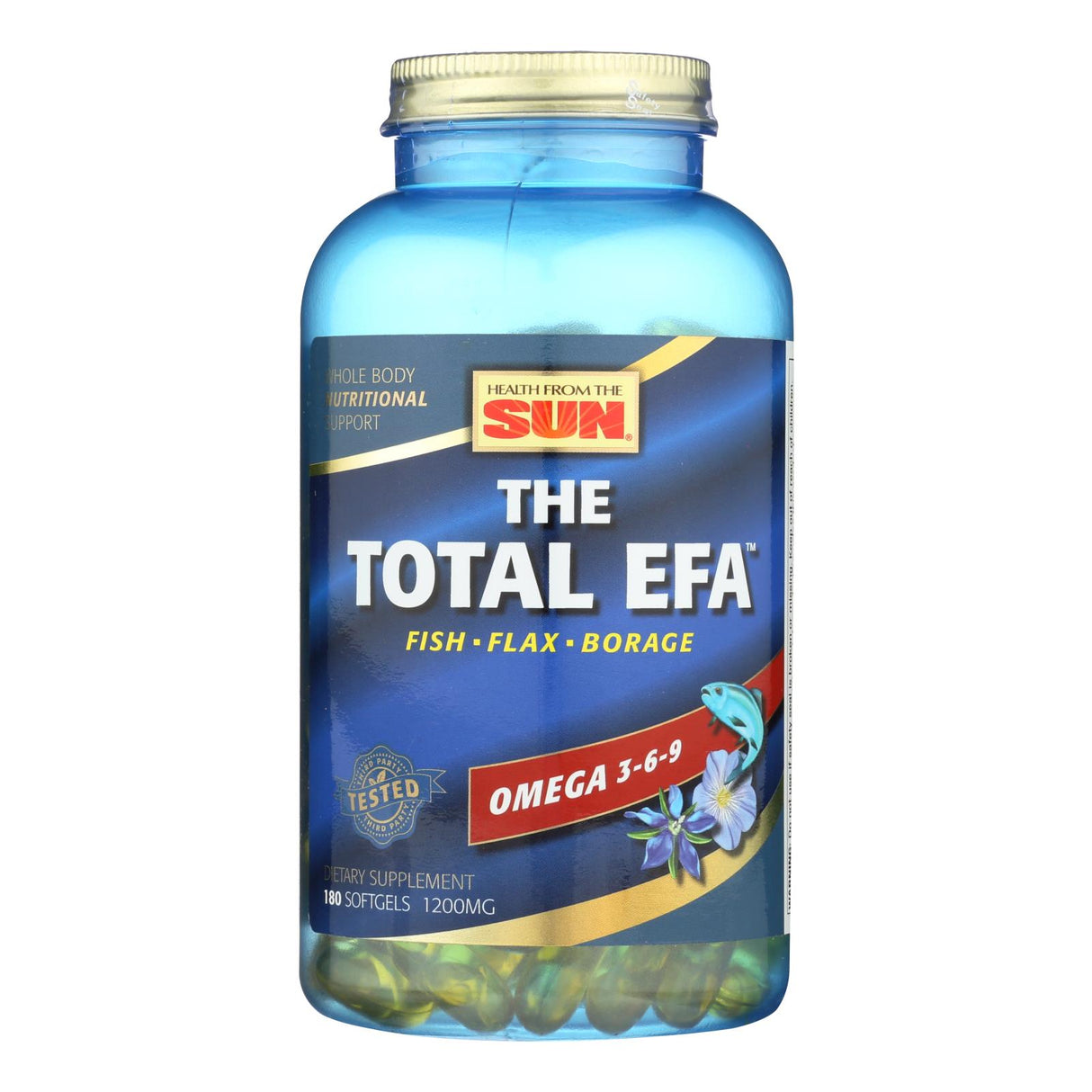 Natural Life Pet Products Total EFA 1200mg Sgels (Pack of 180) - Cozy Farm