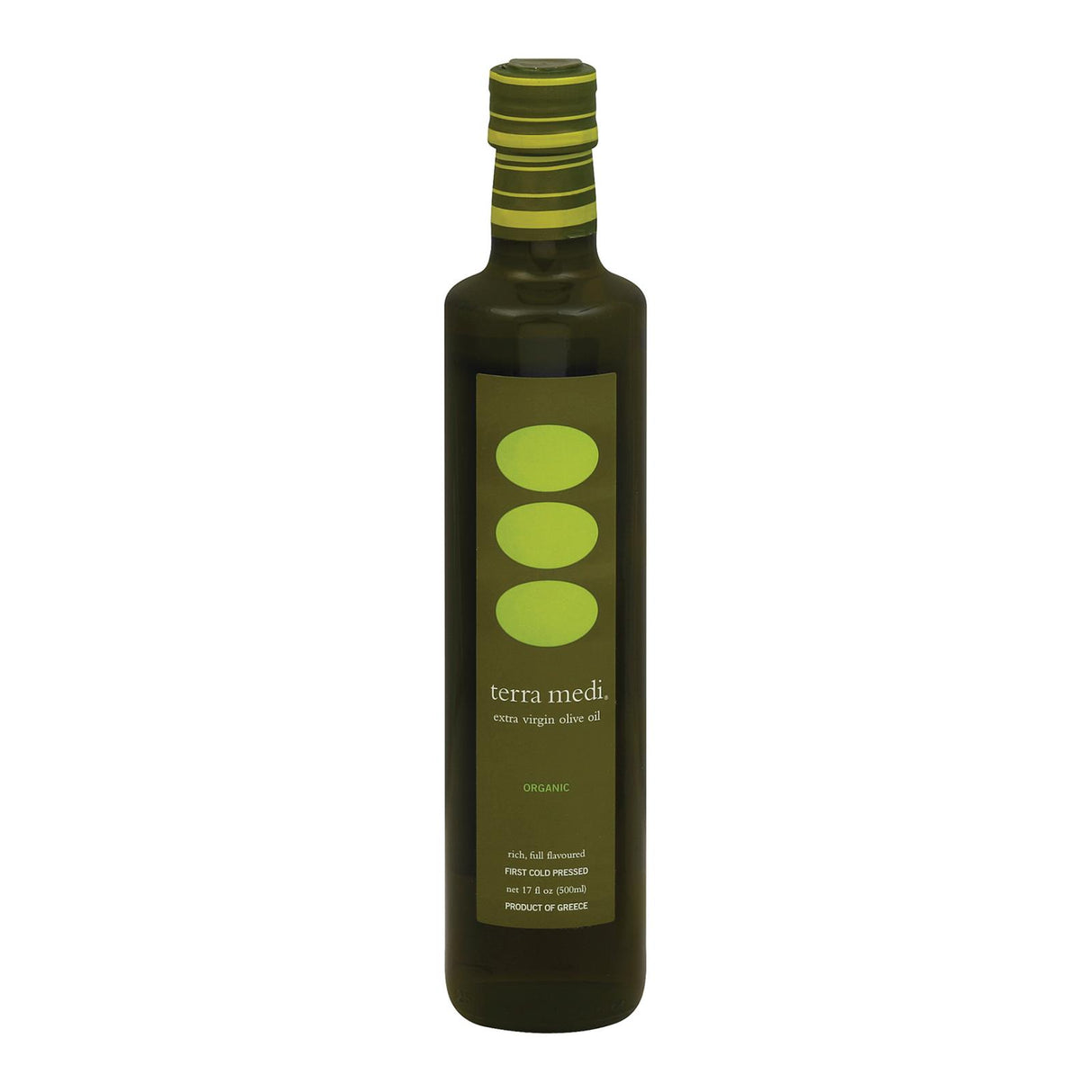 Terra Medi Extra Virgin Olive Oil: Six 17 Fl Oz. Bottles - Cozy Farm