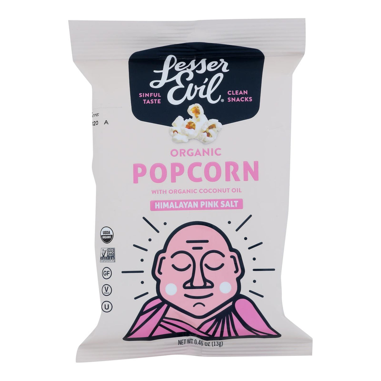 Lesser Evil Himalayan Pink Salt Organic Air-Popped Popcorn - 8.46 Oz - Cozy Farm