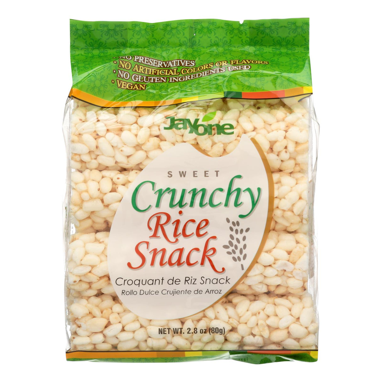Jayone Crunchy Rice Snack, 2.8 Oz. (Pack of 6) - Cozy Farm
