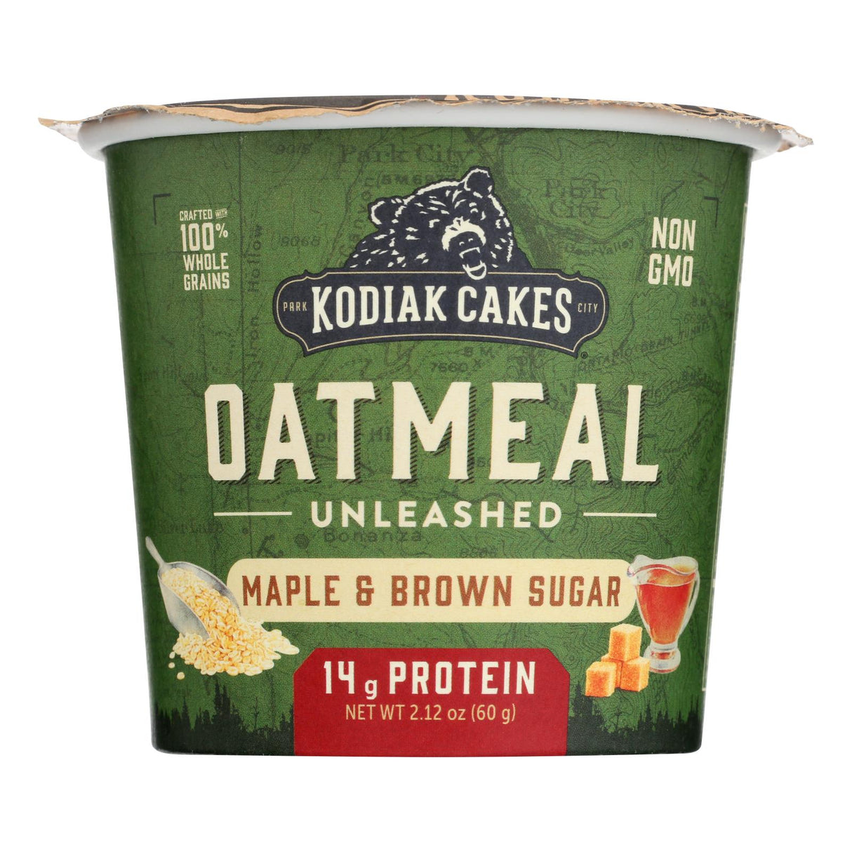 Kodiak Cakes Oatmeal, Hearty, Whole Grain, 2.12 Oz. (Pack of 12) - Cozy Farm