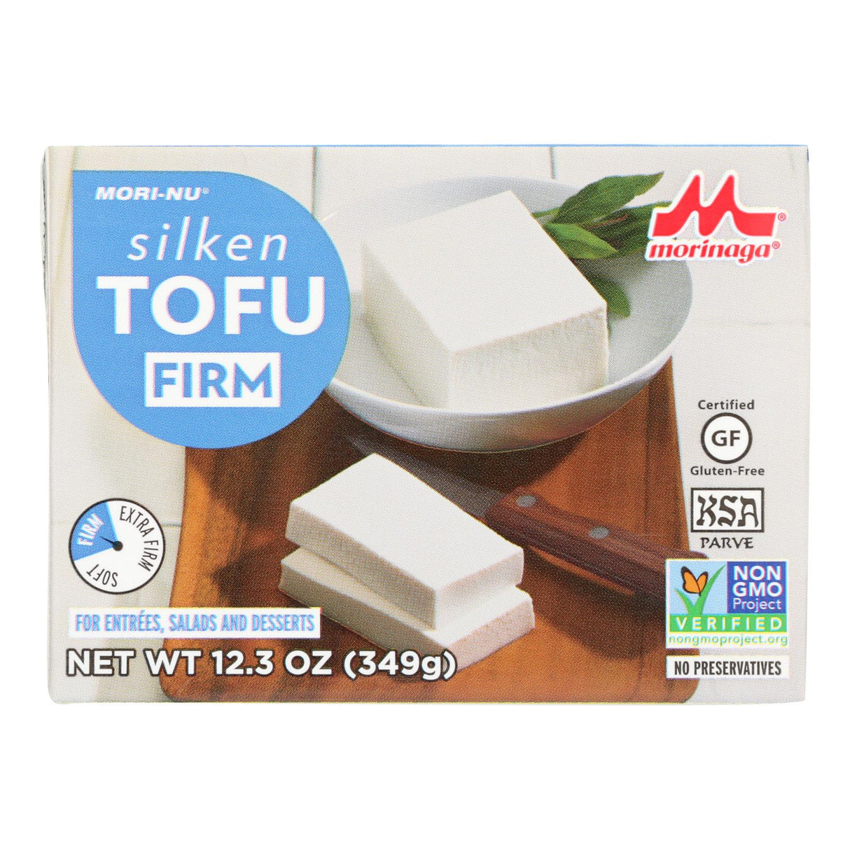 Mori-nu Premium Firm Silken Tofu (Pack of 12) - 12.3 Oz. - Cozy Farm