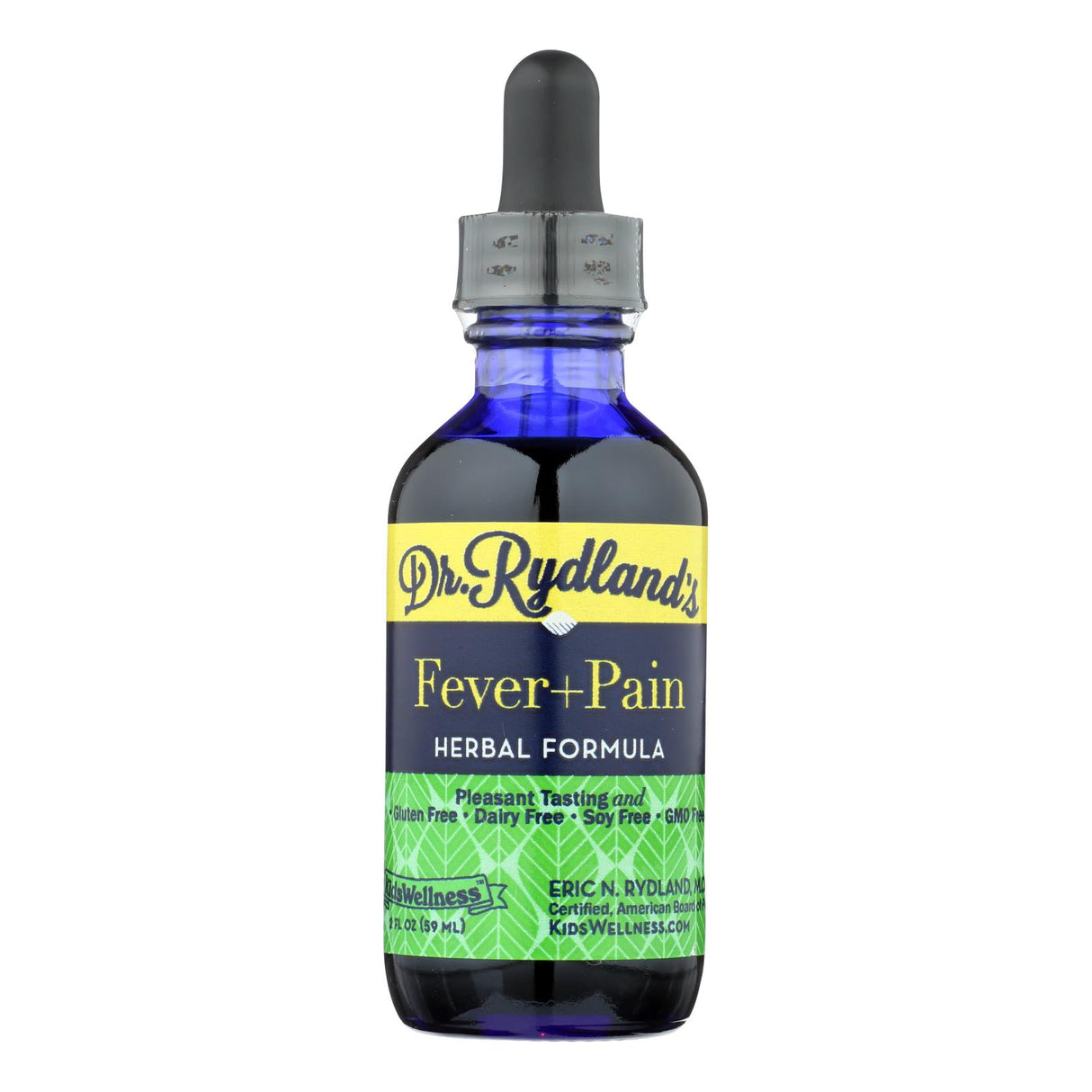 Dr. Rydland's Herbal Formula: Fever and Pain Relief (2 Fl Oz) - Cozy Farm