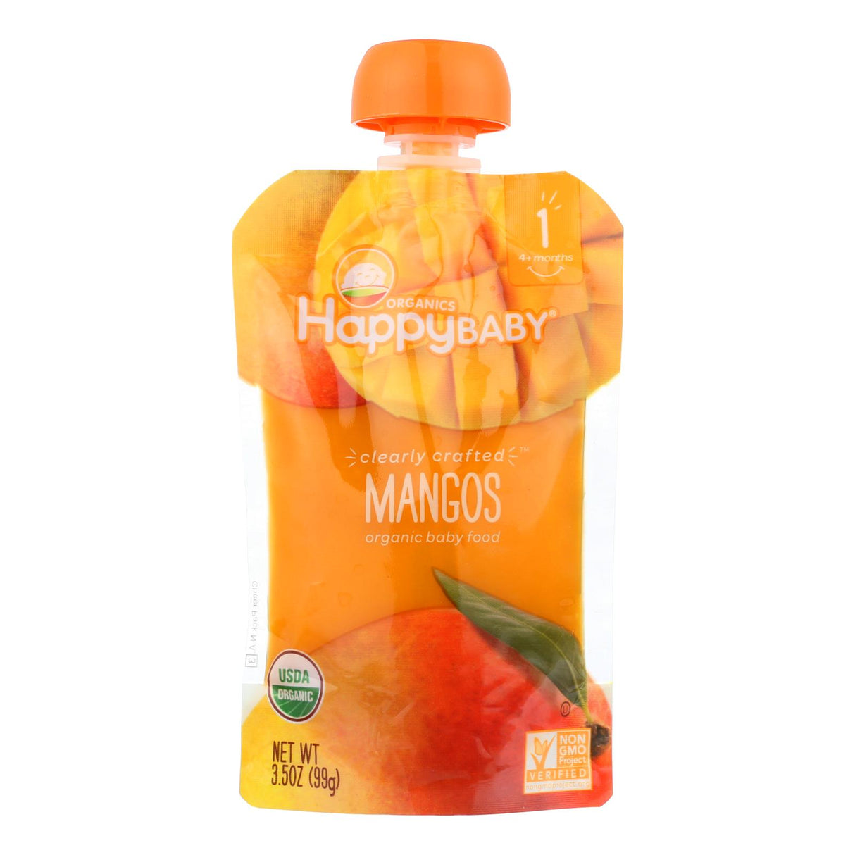 Happy Baby Clearly Crafted Mango Puree (16 - 3.5 Oz. Pouches) - Cozy Farm