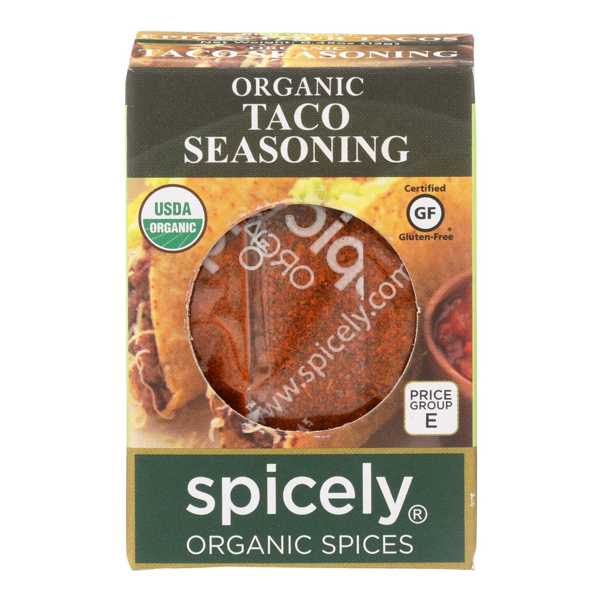 Spicely Organics Premium Organic Taco Seasoning, Pack of 6 (0.45 Oz.) - Cozy Farm