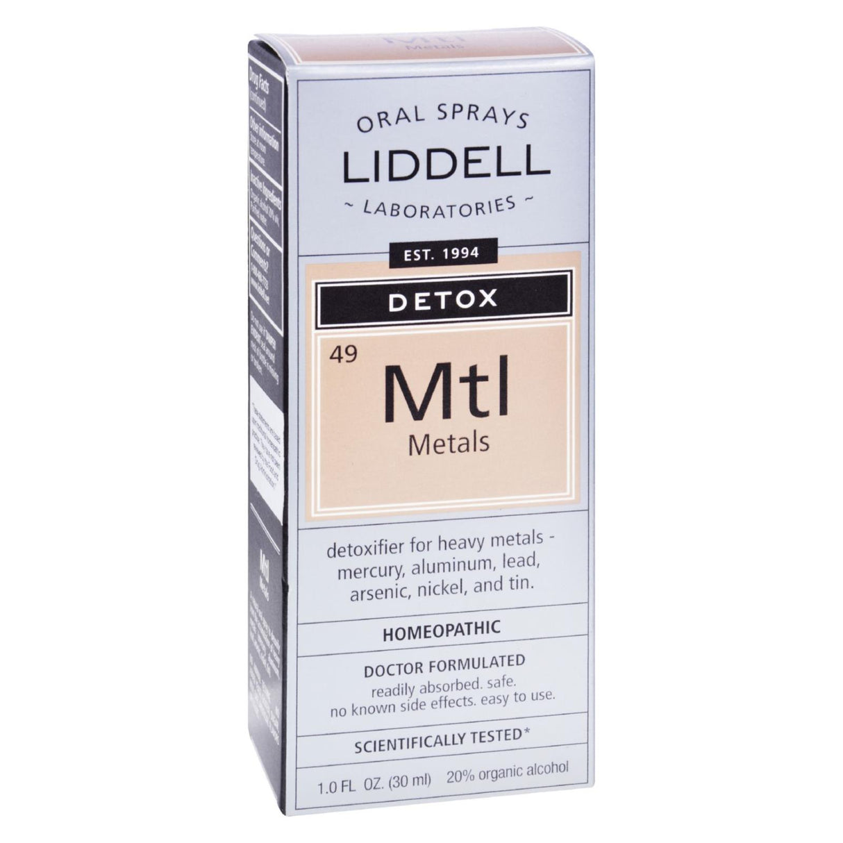 Liddell Anti-Tox Metals Homeopathic Spray (1 Fl Oz) - Cozy Farm