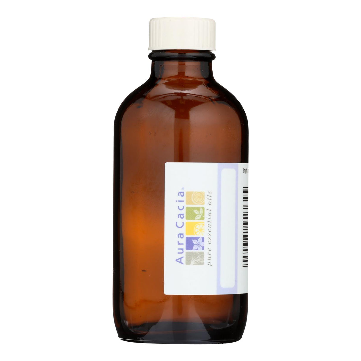 Aura Cacia Writable Label Amber Glass Bottles - 4 Oz. Pack of 6 - Cozy Farm